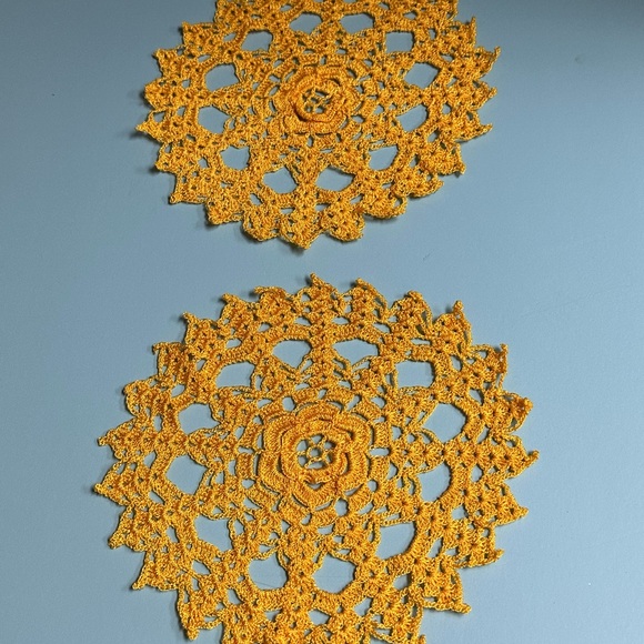 Hand Stitched Crochet table mats - Picture 3 of 6